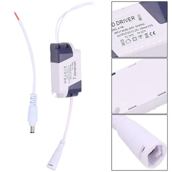 4x transformátor konštantného prúdu 4-7W LED driver napájací zdroj DC12-24V odolný
