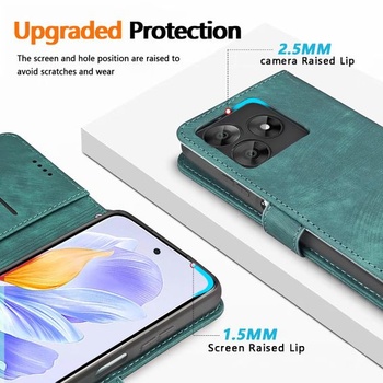 Flipové púzdro pre Motorola Moto E15/Moto G05, púzdro na telefón z umelej kože s magnetickým