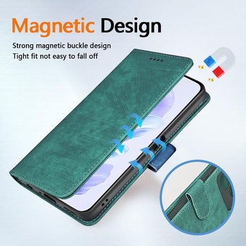 Flipové púzdro pre Motorola Moto E15/Moto G05, púzdro na telefón z umelej kože s magnetickým