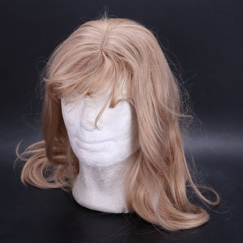 Esmee Lang rovné blond parochne pre ženy s ofinou, prirodzene vyzerajúca syntetická parochňa pre
