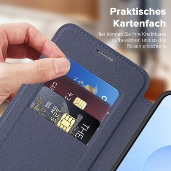 Puzdro na telefón pre Samsung Galaxy S25 Plus, koža vyrobená v Nemecku, magnetický slot a slot pre
