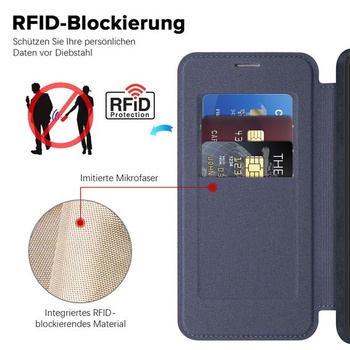 Puzdro na telefón pre Samsung Galaxy S25 Plus, koža vyrobená v Nemecku, magnetický slot a slot pre