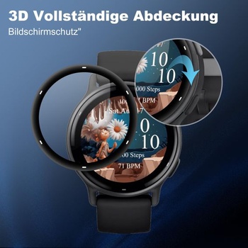 (3 kusy) Ochranná fólia z tvrdeného skla pre Garmin Vivoactive 5, tvrdosť 9H, nárazuvzdorná, bez