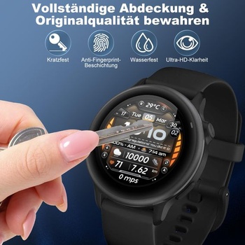 (3 kusy) Ochranná fólia z tvrdeného skla pre Garmin Vivoactive 6, tvrdosť 9H, nárazuvzdorná, bez
