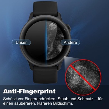 (3 kusy) Ochranná fólia z tvrdeného skla pre Garmin Vivoactive 6, tvrdosť 9H, nárazuvzdorná, bez