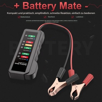 Greluma 1 kus 12V tester autobaterií, tester alternátorů vozidel, tester baterií, analyzátor pro