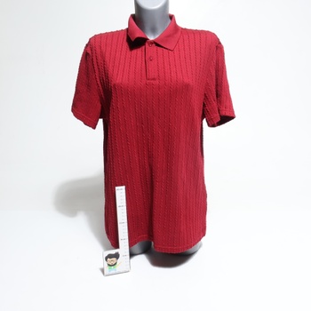 Pánske polotričko Elegancity vel.M červená