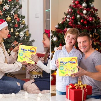 Personalizovaná pokladnička pre deti, chlapcov, drevené prasiatko