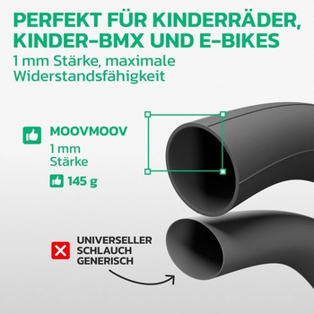 Vnitřní duše do kola MoovMoov 22 palců - Pro pláště 22x1,95, 22x2,0, 22x2,10, 22x2,125 a 22x2,25 s