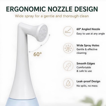 Fľaša na čistenie hrádze T2 500 ml – Prenosný popôrodný bidet pre ženy, jemná intímna starostlivosť, sa