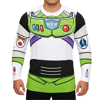 Buzz Lightyear biele dlhé rukávy tričko