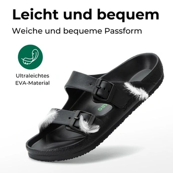 Pantofle SAGUARO EVA pro ženy a muže, lehké outdoorové pantofle, velikosti 37-47 EU, 44 EU, černé