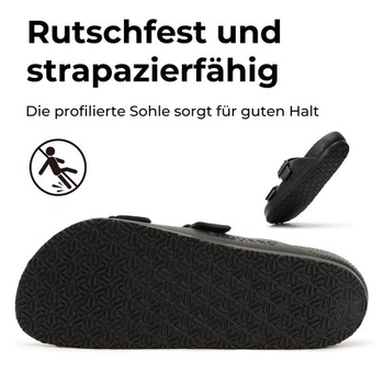 Šľapky SAGUARO EVA pre ženy a mužov, ľahké outdoorové šľapky, veľkosti 37-47 EU, 44 EU, čierne