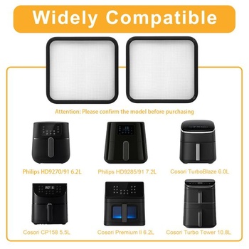 Ochranný kryt proti striekajúcej vode pre teplovzdušnú fritézu Cosori Philips Airfryer, 2 kusy