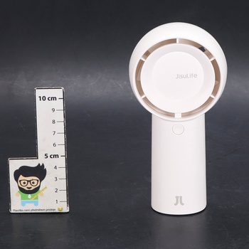 Ručný ventilátor JISULIFE Turbo s dobíjacou batériou [16 hodín prevádzky] Prenosný mini ventilátor