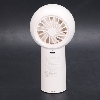 Ručný ventilátor JISULIFE Turbo s dobíjacou batériou [16 hodín prevádzky] Prenosný mini ventilátor