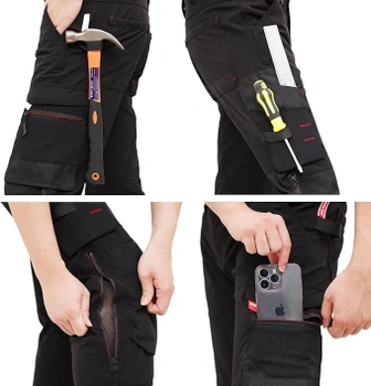 Pánske pracovné nohavice Work Idea 52 čierna