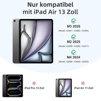 Puzdro Vobafe pre iPad Air 13 palcov M4 2026 / M3 2025 / M2 2024 ružové