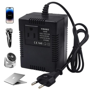 Transformátor napětí 220V na 110V, 300W napájecí adaptér,…