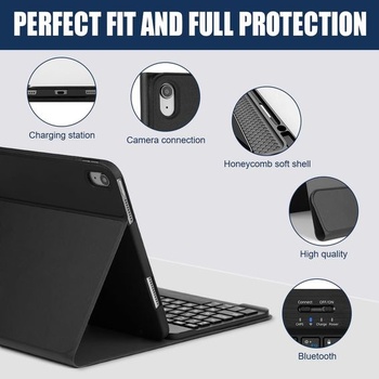 Bluetooth klávesnica AXFEE, pre iPad 10, 10,9 palca, ultratenká bezdrôtová klávesnica, pre Android,