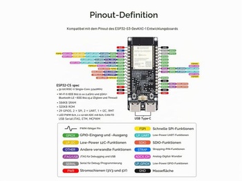 Vývojová doska ESP32-C5 5GHz/2,4GHz s dvojpásmovým Wi-Fi 6, založená na module ESP32-C5-WROOM-1,