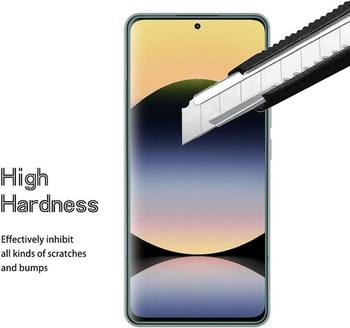 Ochranná fólia z tvrdeného skla AOKUMA kompatibilná s Xiaomi Redmi Note 14 4G/5G, [balenie po 2 ks]
