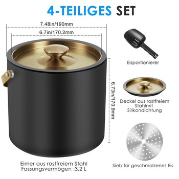 Nádoba na led FiveHome, 3,2 l