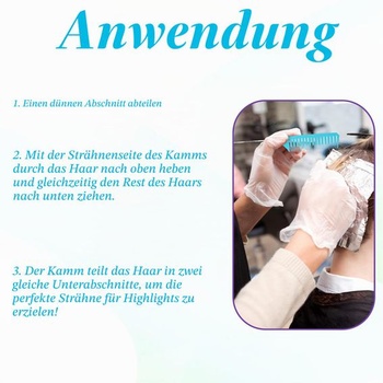 Hrebeň na melírovanie v 3 veľkostiach, stylingový hrebeň pre ženy, hrebeň na vlasy, kadernícky pre