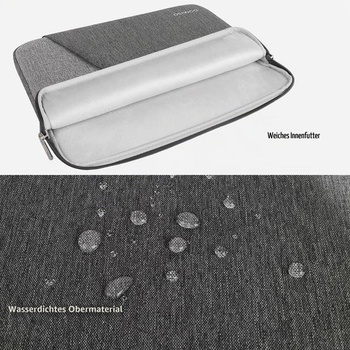 DOMISO taška na notebook 13-palcová vodotesná taška na tablet, ochranné puzdro pre 13-palcový