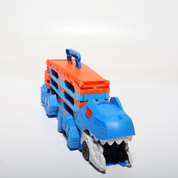 Prepravné vozidlo s dinosaurami - 3 v 1 autíčko s vyhadzovacím mechanizmom, skladacia prenosná dráha pre