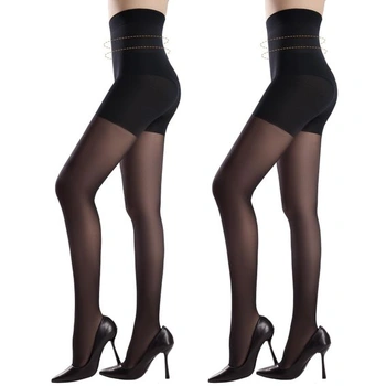 Pančuchy Yilanmy Tummy Control pre ženy, priehľadné, 2…