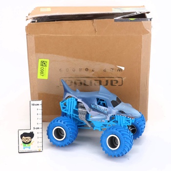 Monster Jam Oficiální Megalodon Monster Truck 1:24 Sběratelská hračka odlévaná do auta pro děti od
