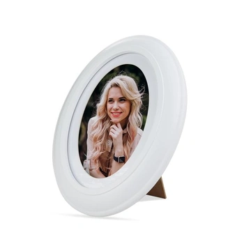 Andiker oválny fotorámik 7x5, vintage fotorámik pre…