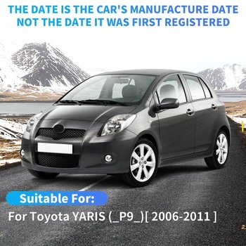 Náhradné sklo zrkadla Mingke pre Toyota YARIS (P9) 2006-2011 Vyhrievané sklo zrkadla na pravej strane