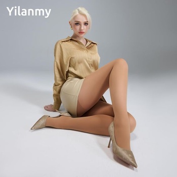 Kompresné pančuchy Yilanmy pre ženy, podporné pančuchy, 50 Denier, L, farba pleti