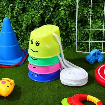 Angooly Sport Stilt hračka 4dielna sada chodúľ pre deti pre balansovanie, tréning rovnováhy pre