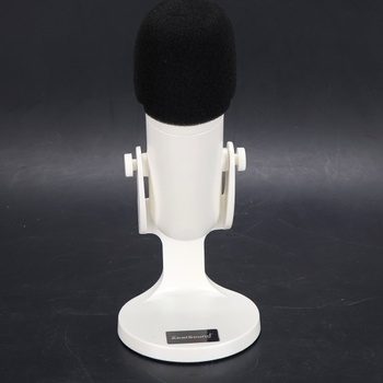 Stolný mikrofón Zealsound K66 biely