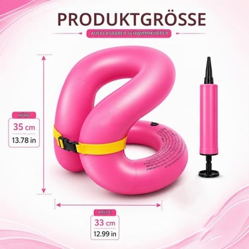 Plavecký kruh pro děti ve věku 3-6 let – Nafukovací plavecká pomůcka s bezpečnostním popruhem do