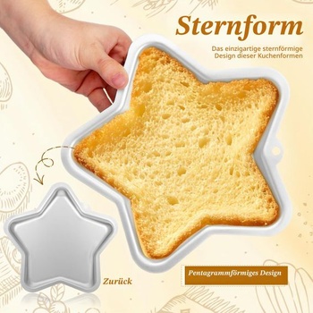 Forma na tortu Garneck s päťcípou hviezdou, formy na palacinky, formy na pečenie tort,