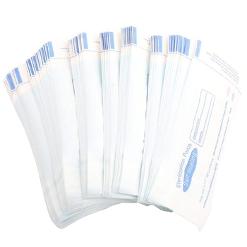 200 ks samosterilizačných sáčkov, samouzatvárateľné sterilizačné vrecká s rozmermi 5,12 x 2,24 palca