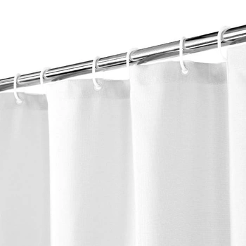 Sprchový záves LinTimes Flax Linen, 240 g/m², ťažká, široká…