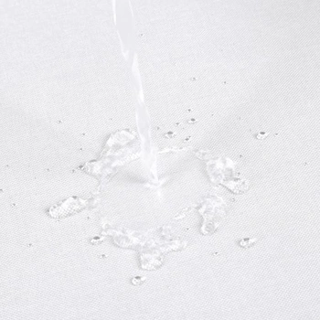 Sprchový záves LinTimes Flax Linen, 240 g/m², ťažká, široká látka, do kúpeľne s háčikmi, luxusná
