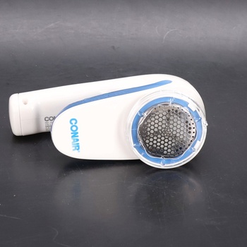 Conair Lint Remover, batériový holiaci strojček na odevy a látky, ergonomická rukoväť, biela/modrá,