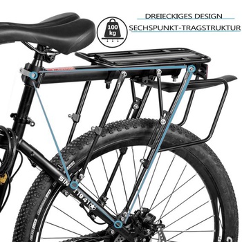 Nosič batožiny na bicykel Yontuo čierny