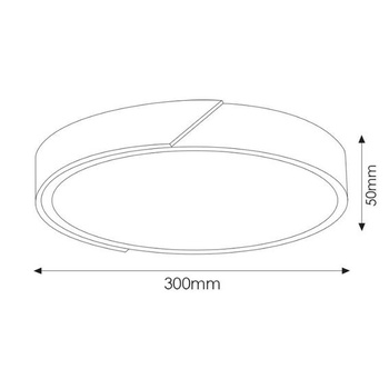 Stropné LED svietidlo M Ľadme, okrúhle, biele, 24 W, s diaľkovým ovládaním, stmievateľné, 2700 K–6500 K,