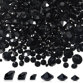 TOAOB 5000 dielikov 3 mm 6 mm 10 mm Čierne akrylové…