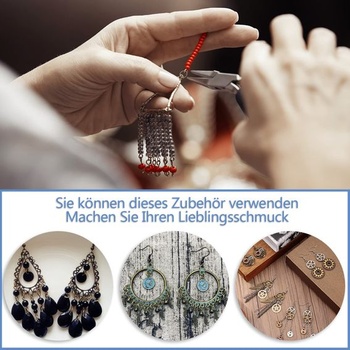 TOAOB 2300 kusov starých bronzových krúžkov, 3 mm až 10 mm, 7 veľkostí, delené krúžky