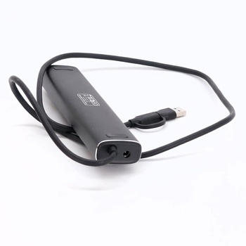 USB C 3.2 Hub Aktívne s napájaním (60W 12/5A), RSHTECH 11portový USB C 3.1 Gen2 Hub s 20W PD, 3 *