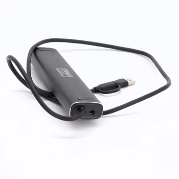 USB C 3.2 Hub Aktivní s napájením (60W 12/5A), RSHTECH 11portový USB C 3.1 Gen2 Hub s 20W PD, 3 *