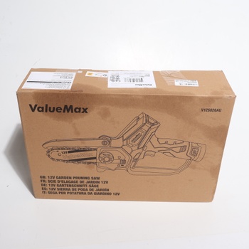 Mini řetězová pila ValueMax s 2 bateriemi 2000 mAh, 11cm/4palcová mini elektrická řetězová pila 12V